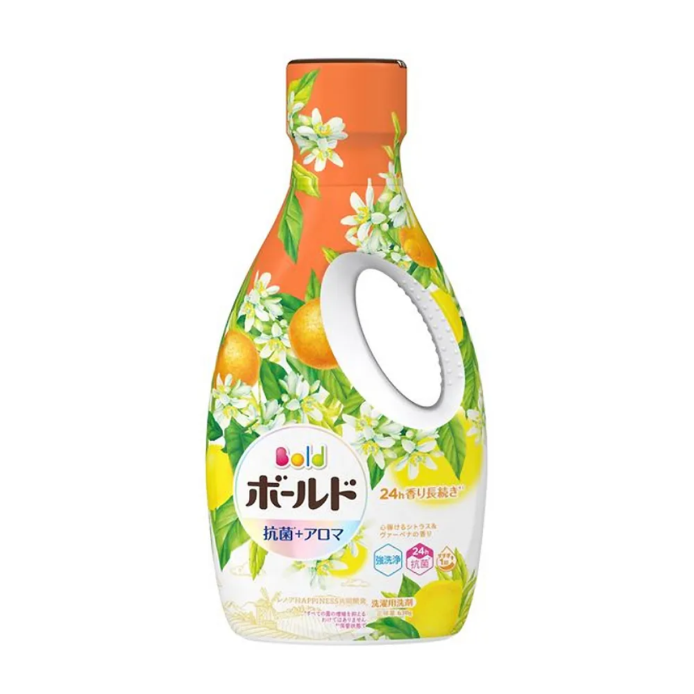 【P&G】日本季節限定款超濃縮強效洗衣精630g(柑橘馬鞭草/平行輸入)