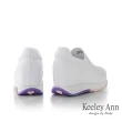 【Keeley Ann】羊皮透氣內增高休閒鞋(白色376822340-Ann系列)