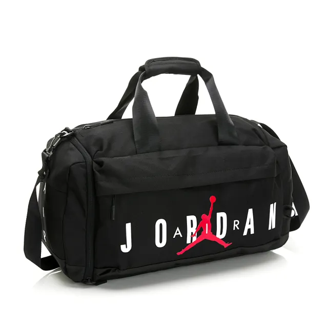【NIKE 耐吉】旅行包 運動包 書包 健身包 喬丹 JORDAN 黑 JD2243027GS-002