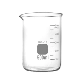 【BRANDY】刻度杯 耐熱水杯 500ml玻璃燒杯 刻度杯量筒 耐高溫加厚容器 3-GCL500(耐高溫 刻度杯 耐熱水杯)