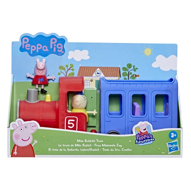 Peppa Pig 粉紅豬 粉紅豬小妹 兔小姐的火車 F3630(佩佩豬)