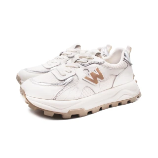 【WALKING ZONE】女 W系列運動休閒鞋 女鞋(米白)