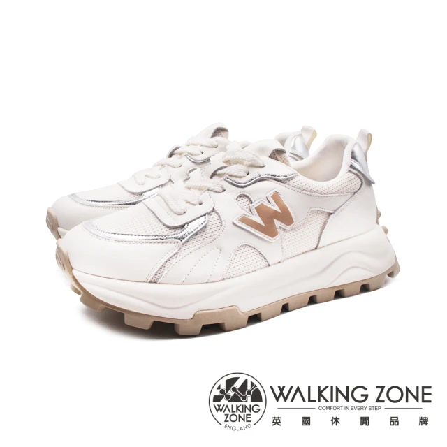 WALKING ZONEWALKING ZONE 女 W系列運動休閒鞋 女鞋(米白)