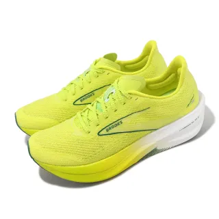 【BROOKS】競速跑鞋 Hyperion Elite 3 黃 白 男鞋 碳板 輕量 運動鞋(1000421D343)