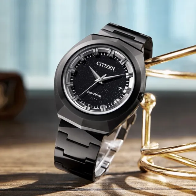 【CITIZEN 星辰】GENTS系列 無際星輝 光動能腕錶 石英錶 42.5mm(BN1015-52E)