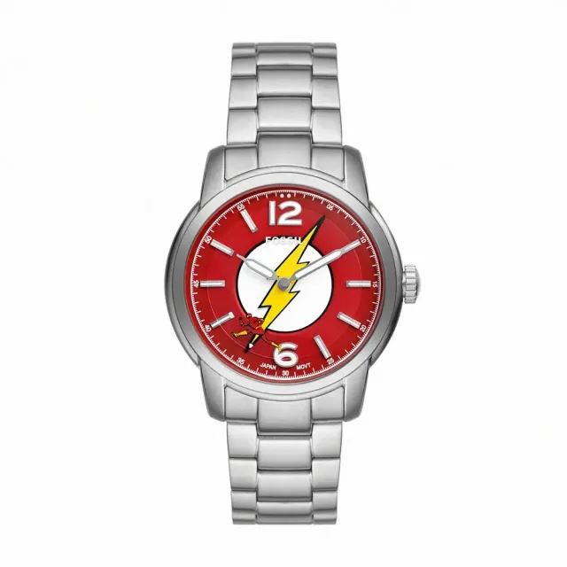【FOSSIL】x DC英雄 THE FLASH 閃電俠限量聯名錶(LE1162) 雙11 送禮