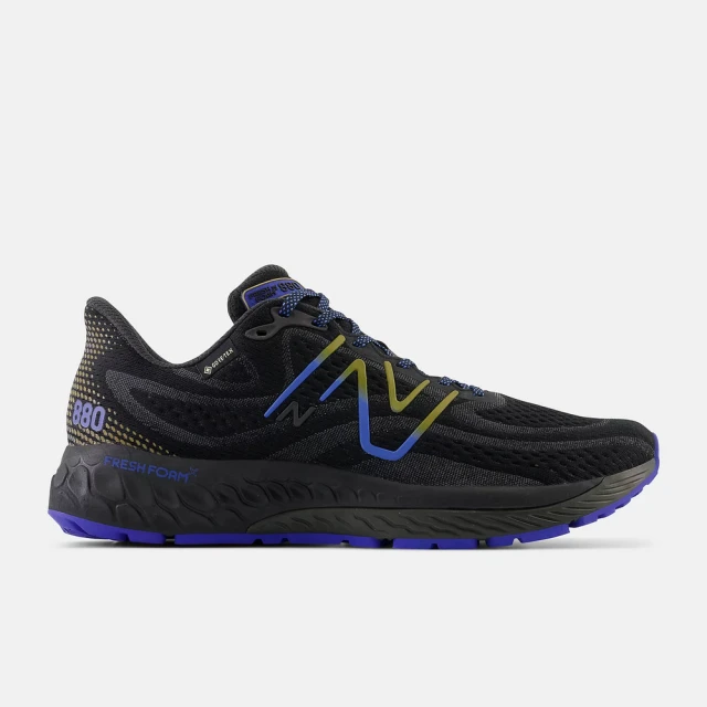 NEW BALANCE NB Fresh Foam X 880 V13 Gore-Tex 運動鞋 慢跑鞋 跑鞋 防水 男鞋 黑藍紫(M880GQ13-2E)