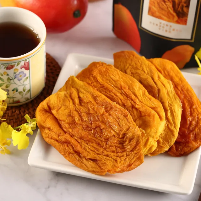 【茶鼎天】天然無糖愛文芒果乾 100g(★厚切★無添加物★天然原味)