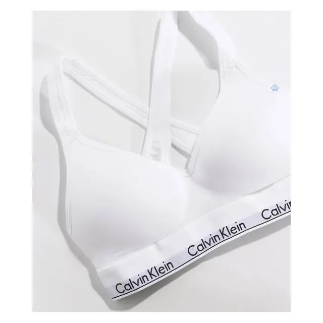 【Calvin Klein 凱文克萊】CK內衣 無鋼圈內衣 集中 美背 運動型 黑 灰 白 三色(QF1654)