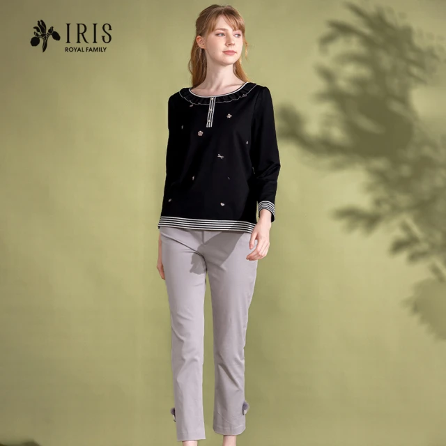 IRIS 艾莉詩 顯瘦彈力修身窄管褲-2色(36314) 推