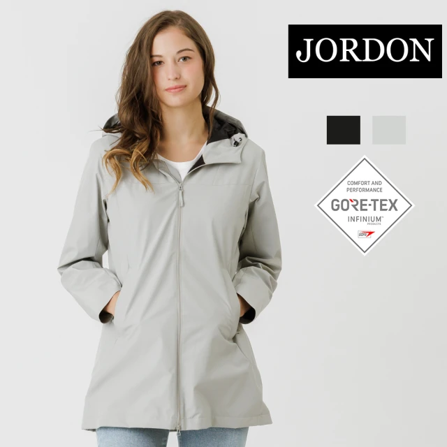 JORDON 橋登 WINDSTOPPER 防風輕量簡約機能中長風衣(女外套/連帽/立領/夾克/短大衣)