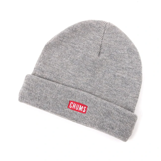 【CHUMS】CHUMS Outdoor CHUMS Logo Short Knit Cap針織帽  灰色(CH051335G005)