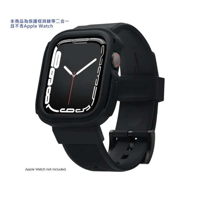 【Elago】Apple Watch 44/45mm Armor 全防護防撞一體成型錶帶(防撞殼/蘋果錶殼)