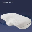 【HONDONI】人體工學4D蝶型枕 記憶枕頭 護頸枕 紓壓枕 側睡枕 午睡枕 透氣舒適(美型白Z1-D)