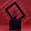 【CASIO 卡西歐】G-SHOCK 勃根地酒紅系列 方形電子手錶(GMD-S5600RB-4)