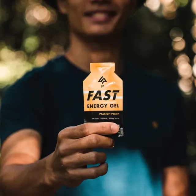 【UP Sports】UP FAST 能量果膠-45g*10包x4盒 口味任選(檸檬萊姆/海鹽莓果/百香蜜桃)
