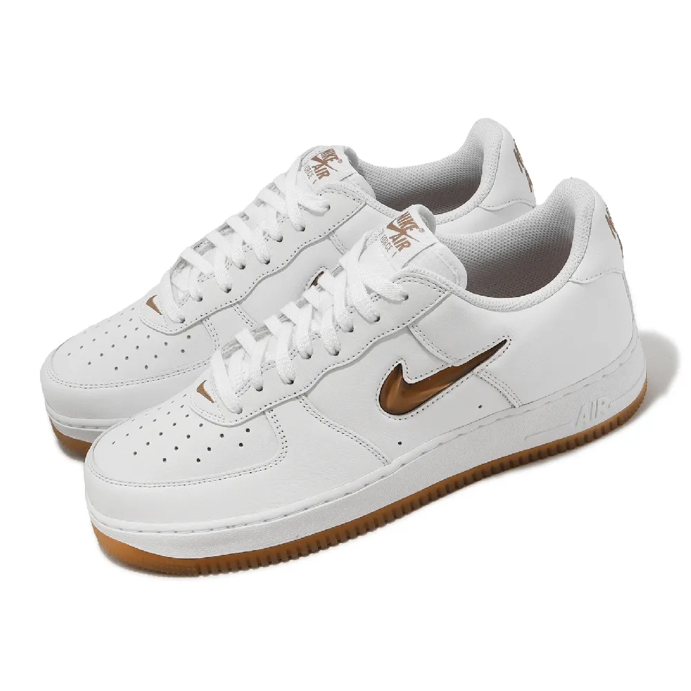 NIKE 耐吉】休閒鞋Air Force 1 Low Retro 男鞋白棕皮革小勾AF1 經典(FN5924-103) - momo購物網-  好評推薦-2024年8月