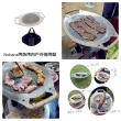 【May shop】戶外烤肉BBQ燒烤盤露營韓國烤肉盤(付收納袋)