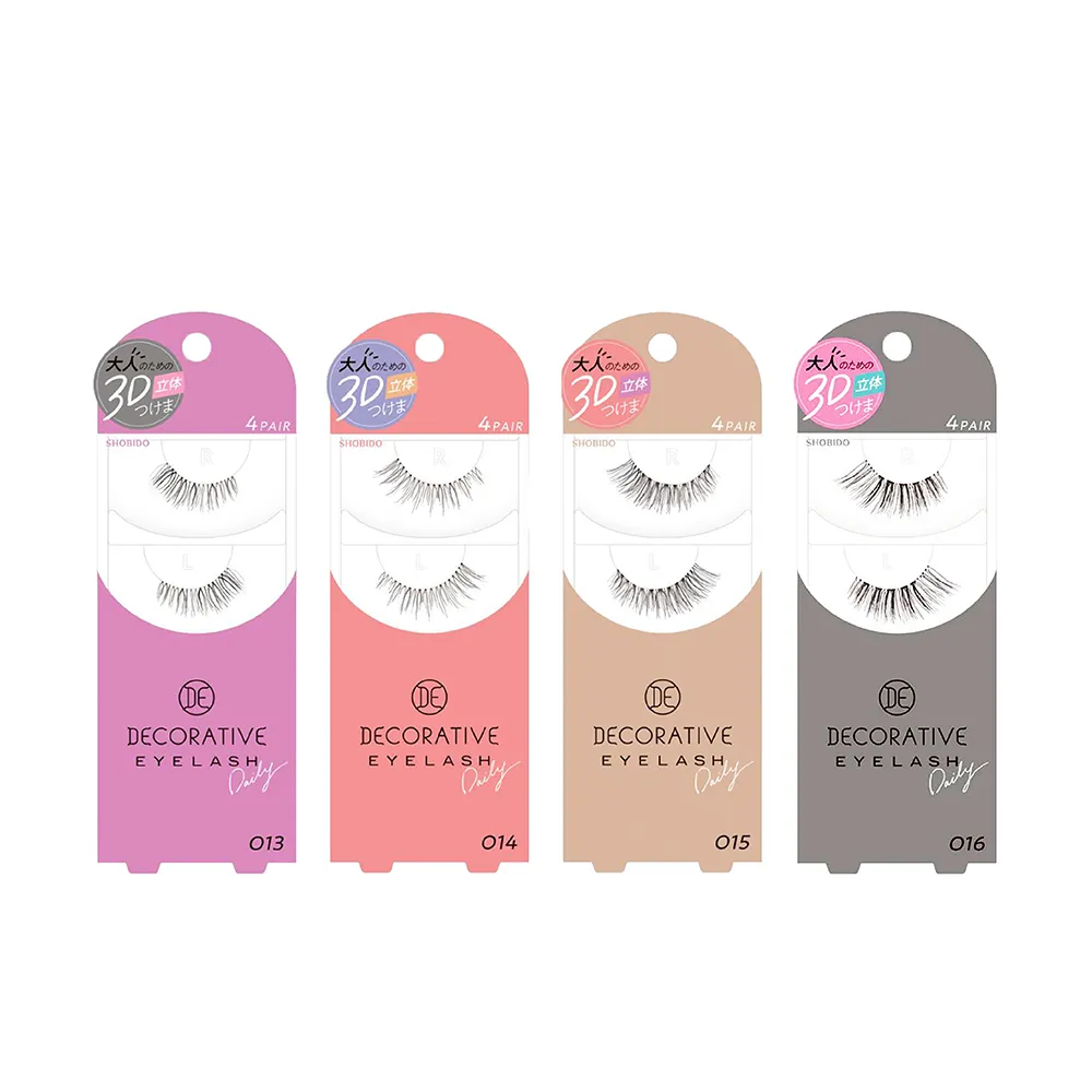 【Decorative Eyelash】自然貼合柔軟假睫毛(日本假睫毛 優雅款/自然款 3D超自然立體)