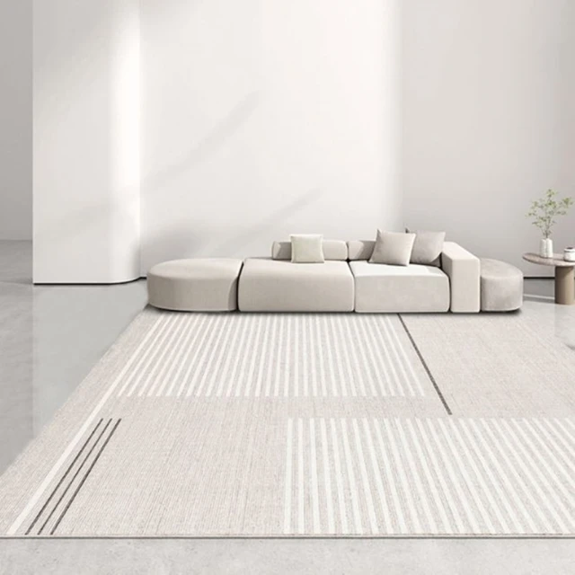 【JEN】日式侘寂風仿羊絨客廳臥室地毯地墊120*160cm(2款可選)