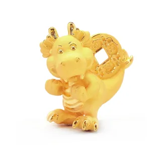 【生活金藝】黃金擺件 聚財金龍(金重足1.70錢)