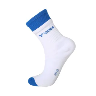 【VICTOR 勝利體育】運動中性襪 高筒襪、止滑襪(C-5105 M羊絨藍)