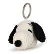 【BON TON TOYS】Snoopy史努比燈芯絨鑰匙圈-奶油 4.5cm