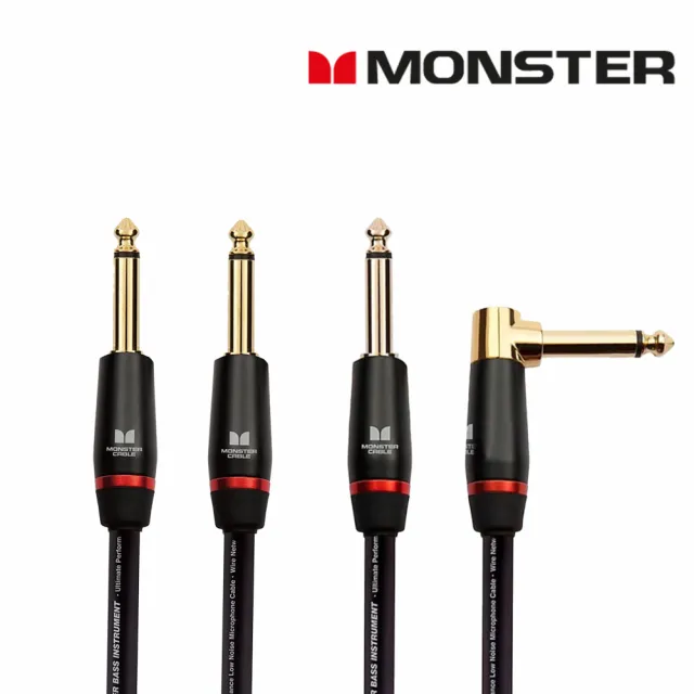 【MONSTER 魔聲】Monster Cable Prolink Bass2-12/12A 3.6米 II頭/IL頭 電貝斯導線(原廠公司貨 商品有保障)