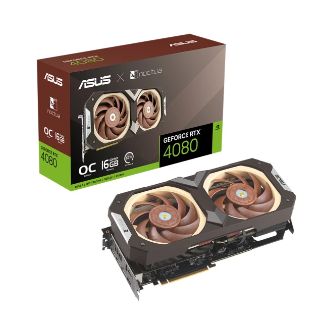 ASUS 華碩ASUS 華碩 RTX4080 16GB GDDR6X Noctua OC 超頻特仕版 貓頭鷹 顯示卡