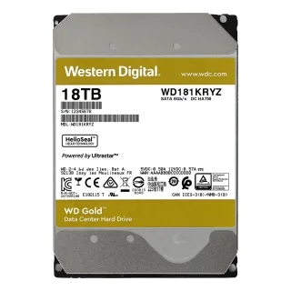 【WD 威騰】金標 18TB 3.5吋 企業級內接硬碟(WD181KRYZ)