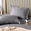 【Betrise】抗菌天絲素色枕套床包三件組-獨立筒適用加高床包- 步數煙雨(特大)