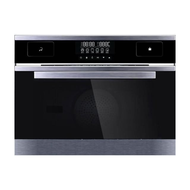 CSK 稚松 CK2020 嵌入式烤箱，採用電子式 U 型管設計，適閤家用 220V 電源，容量達 50L 以上，提供強效 2500W 烘烤效能。全不鏽鋼內槽材質耐用易潔，完美融入廚房主體空間。保固 1 年，專業家用烤箱首選，烘焙美味盡在掌握！