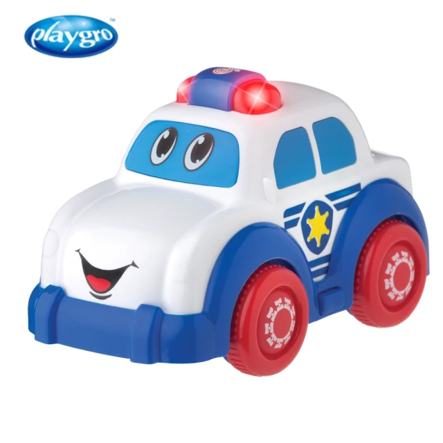【Playgro培高 官方直營】寶寶聲光小警車