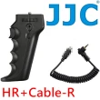 【JJC】相機槍把手把手柄HR+Cable-R相容富士Fujifilm原廠RR-90快門線(攝影把手 相機連接線)
