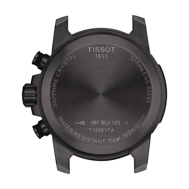 【TISSOT 天梭】Supersport 三眼計時手錶-45.5mm 開學(T1256173605101)