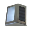 【月陽】不鏽鋼太陽能自動光控3LED台階燈璧燈庭園燈超值2入(ST1082)