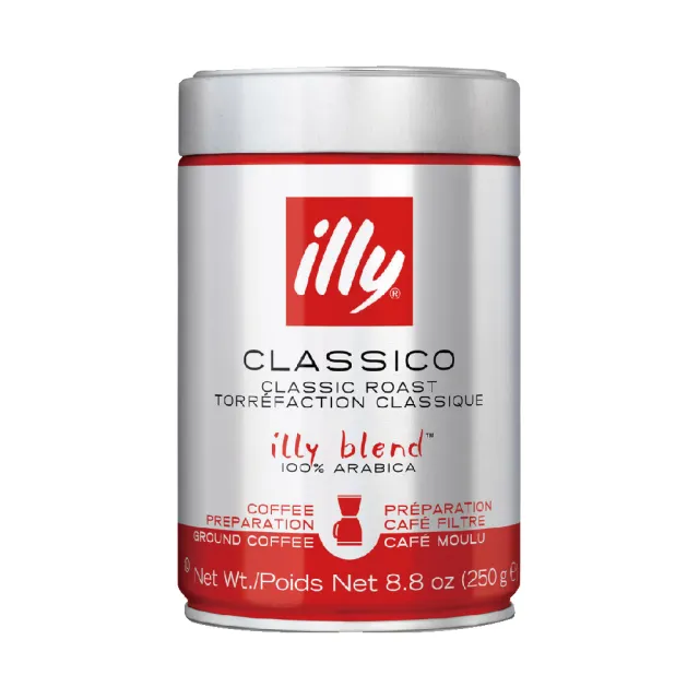 【illy】中焙濾泡咖啡粉(250g)