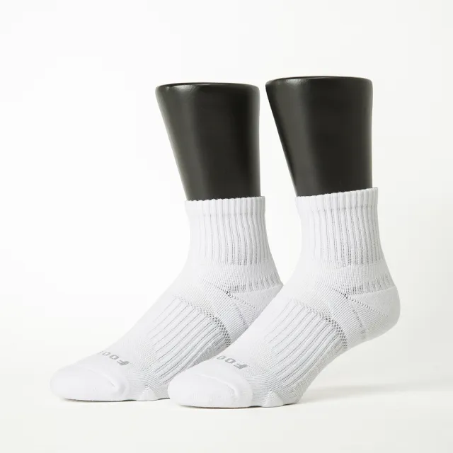 【Footer除臭襪】6雙-輕壓力單色足弓襪-男款-局部厚(T97L)
