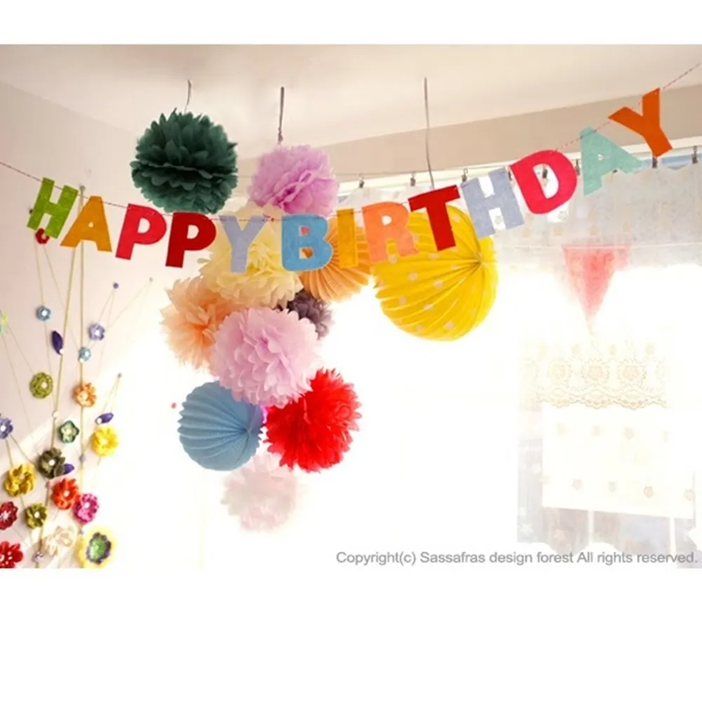 【橘魔法】HAPPY BIRTHDAY 生日快樂 拉條 場地布置 活動派對 兒童派對(現貨 PARTY)