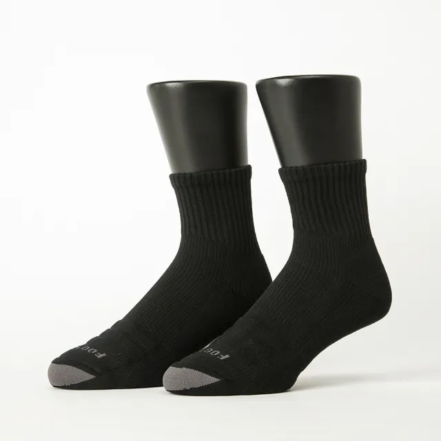 【Footer除臭襪】螺旋氣墊輕壓力襪-男款6雙-局部厚(T98L)