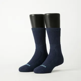 【FOOTER除臭襪】6入組-減壓顯瘦輕壓力登山襪-男款-局部厚(T202)