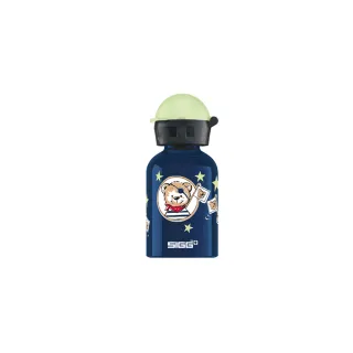 【SIGG】瑞士百年 SIGG 兒童冷水壺 300ml - 夜光-海盜熊(瑞士製造 超輕量冷水瓶)