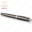 【PARKER】派克 新IM系列 金屬灰白夾 F尖 鋼筆