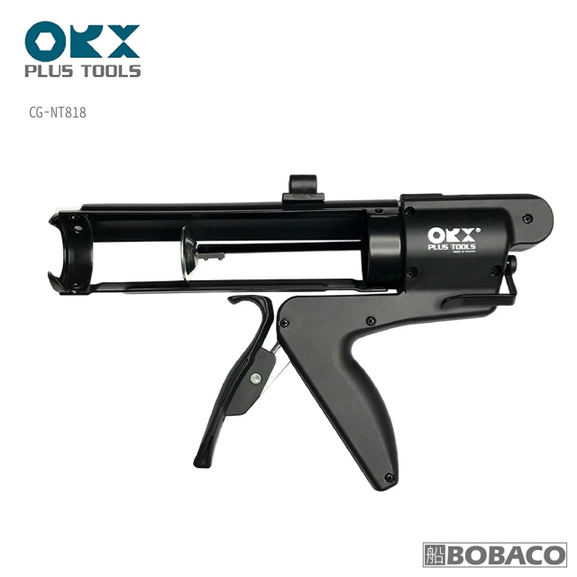 【大船回港】台灣製ORX 無推桿填縫膠槍 CG-NT818(打糊槍/矽力康槍/單手打膠/高空必備)