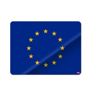 【BORSU】極薄鼠墊_TRAVEL_歐盟國旗(台灣製 滑鼠墊 國旗 耐用 聯盟 組織)