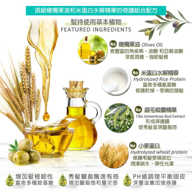即期品【dalan】頂級橄欖油米麥蛋白豐盈護髮素200ml(纖細/扁平-效期2025.03)