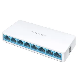【Mercusys 水星】8埠 10/100Mbps 網路交換器(MS108)