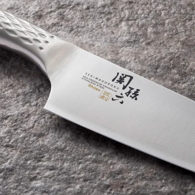 【日本貝印KAI】日本製-匠創名刀關孫六 一體成型不鏽鋼刀-牛刀+大牛刀(豬肉牛肉專用)