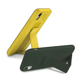 iPhone XR 強力磁吸純色支架防摔手機保護殼(iPhoneXR保護殼 iPhoneXR手機殼)