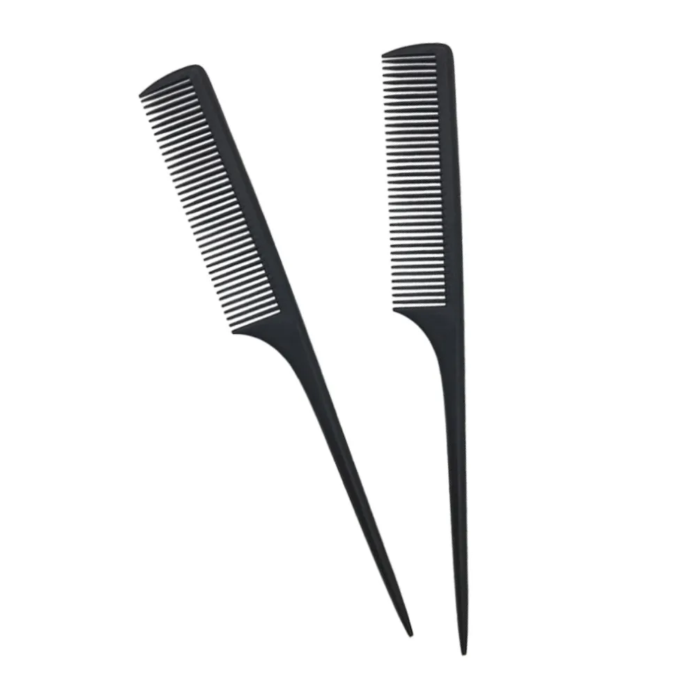 【Kiret】專業造型尖尾梳 多功能長尾梳 防靜電刮梳 美髮師專用2入 Kiret(梳子 長梳 剪髮梳)